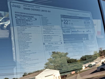 2025 Jeep Grand Cherokee GRAND CHEROKEE LIMITED 4X4