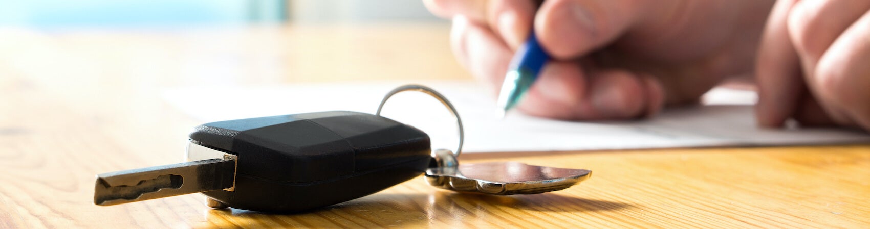 Financing Paper being Signed